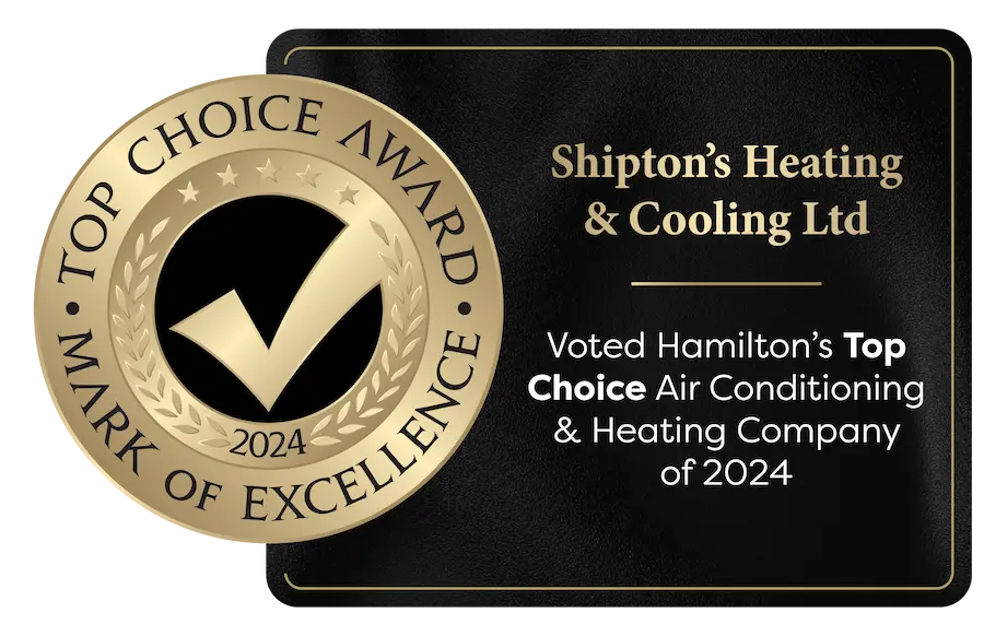 Top Choice Air Conditioning & Heating Company of 2024 award